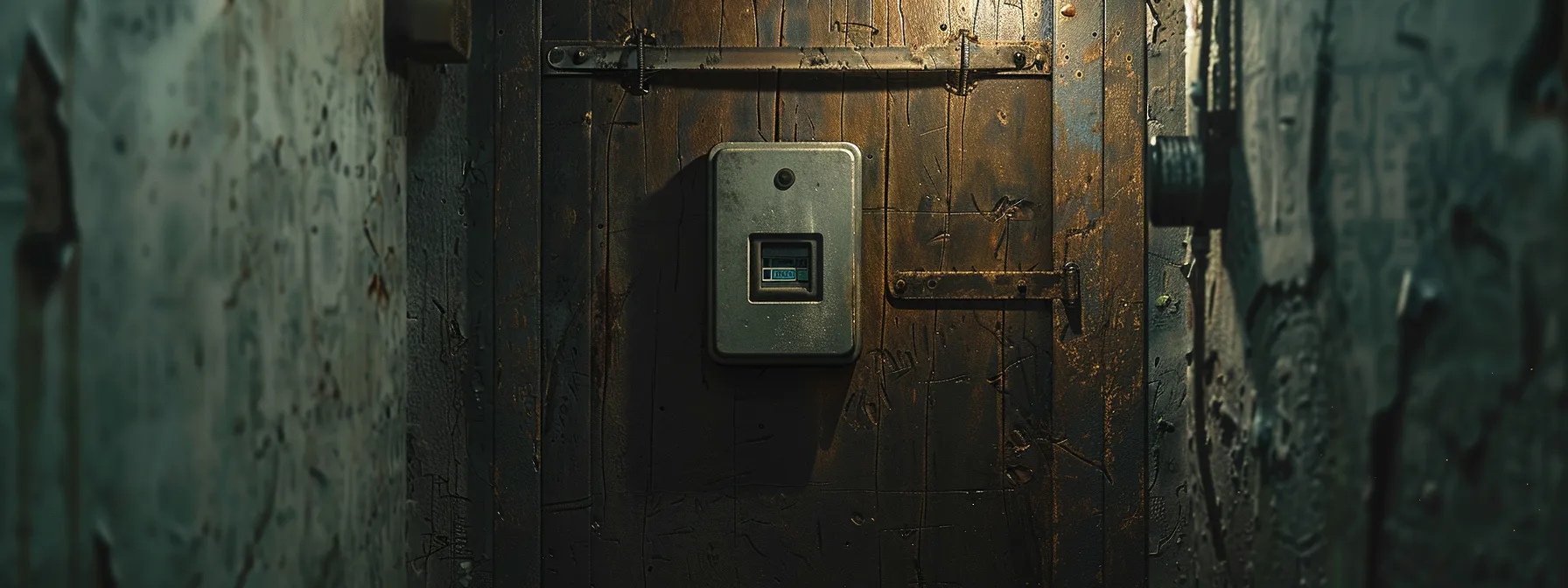 a keysafe hanging on a door, securely updated with a new access code, while being inspected for wear and tear to ensure long-term effectiveness and enhance security. a keysafe hanging on a door, securely updated with a new access code, while being inspected for wear and tear to ensure long-term effectiveness and enhance security.
