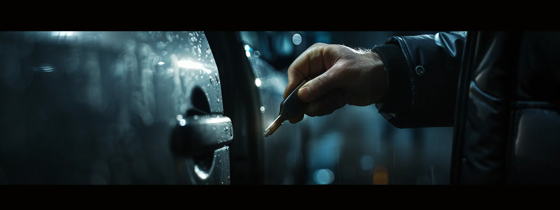 Comprehensive Guide to Solving Car Lockout Situations 4 a locksmith expertly unlocking a car door with precision and speed.