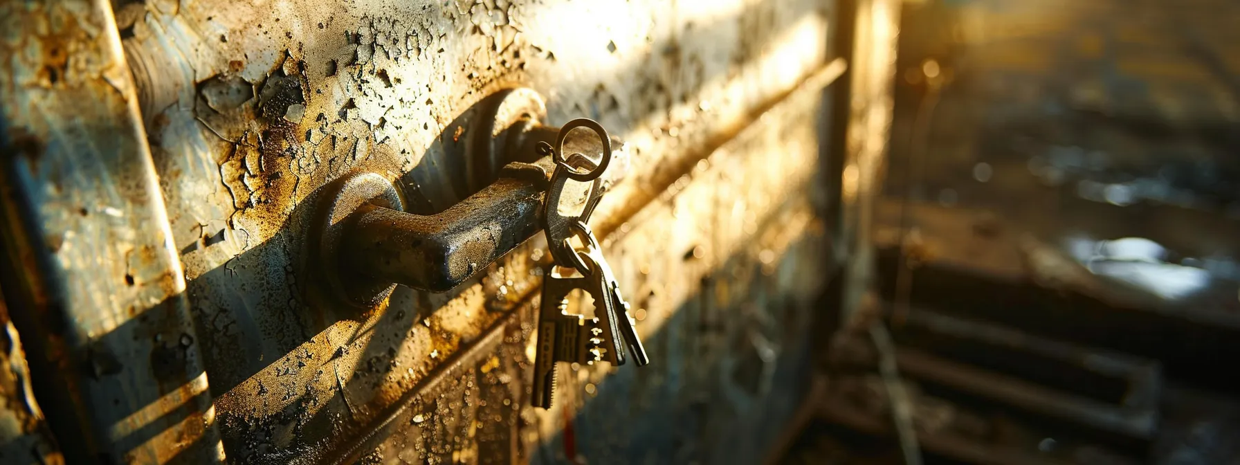 a keysafe being meticulously cleaned, with sparkling metal surfaces reflecting the sunlight, showcasing attention to detail and care in maintenance. a keysafe being meticulously cleaned, with sparkling metal surfaces reflecting the sunlight, showcasing attention to detail and care in maintenance.