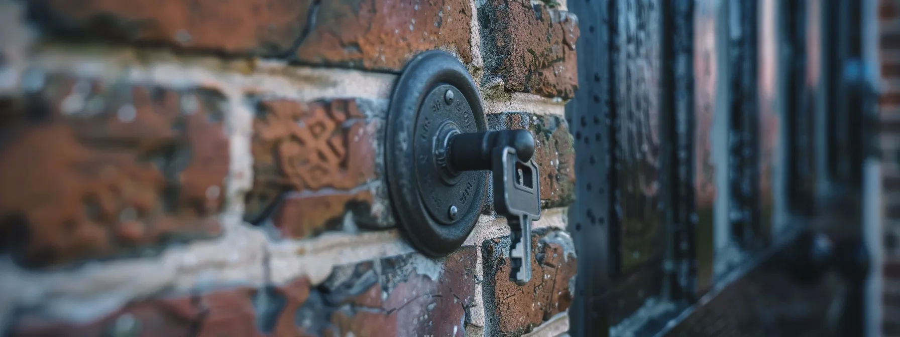 a sturdy outdoor key safe attached to a brick wall, providing secure access for trusted visitors and enhancing home security. a sturdy outdoor key safe attached to a brick wall, providing secure access for trusted visitors and enhancing home security.